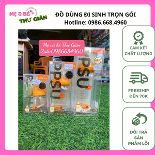Bình sữa cho trẻ sơ sinh, bình sữa Wesser Cổ Hẹp PPSU 60ML-140ML-250ML KÈM VAN CHỐNG SẶC