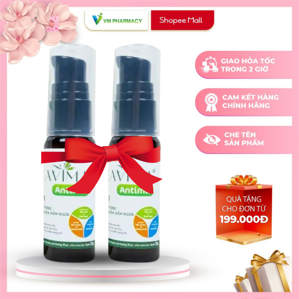 Combo 2 Gel Bôi phụ khoa Lavima- 100% thảo dược Châu Âu VM_Pharmacy