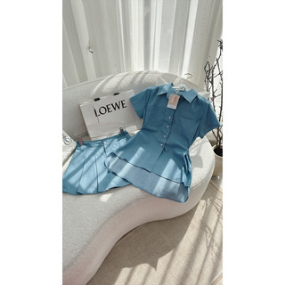 SET ÁO CỔ SEN+ CHÂN VÁY JEAN PHỐI