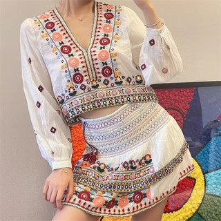 [ORDER] Set váy thổ cẩm thêu hoa