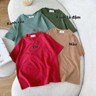 Áo baby tee thun borip trơn basic áo thun nữ form vừa
