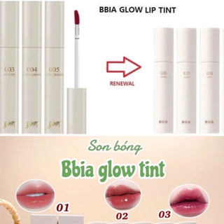 Son tint bóng bbia glow lip tint 3.2g full màu