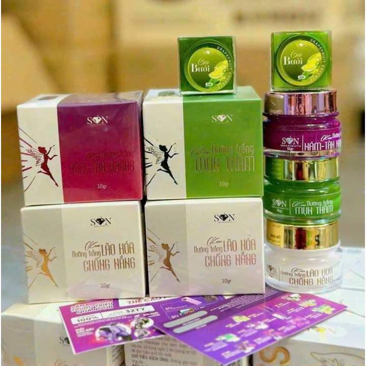 Combo 2 SP Kem Face Nám Ngày Đêm SON Tiên Nguyễn Tặng Cao Bưởi
