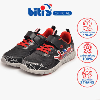 Giày thể thao bé trai biti's spiderman bsb004398den