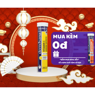 Viên sủi bổ sung vitamin c tăng sức đề kháng demosana vitamin c vị chanh t12/2024