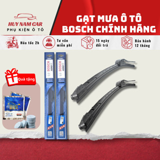 Gạt Mưa Ô Tô Bosch Cao Cấp - Cần Gạt Mưa Ô Tô Silicone Loại Thân Mềm Không Xương