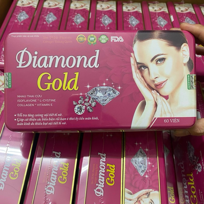 Viên uống nội tiết Sâm tố nữ mầm đậu nành - SÂM NGỌC NỮ QUEEN SPA -tăng nội tiết tố nữ ,đẹp da ,mờ nám [ Placenta Gold ]