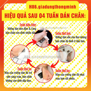 Miếng Dán Thải Độc Bàn Chân Ngải Cứu Đông Y Thanh Lọc , Thải Độc cơ thể Tiện Dụng, Đa Năng