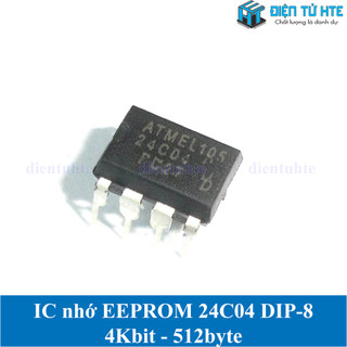 Bộ 3 con ic nhớ eeprom 24c04 at24c04 dip-8