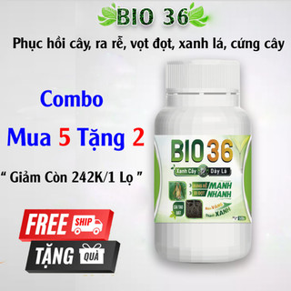 Combo 5 Hũ Tặng 02 Hũ Bio 36 Siêu Kích Rễ Đi Đọt