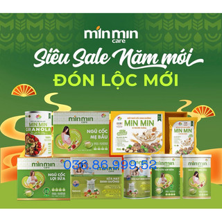 COMBO 2 HỘP NGŨ CỐC DINH DƯỠNG MIN MIN 29 HẠT - NGŨ CỐC LỢI SỮA MINMIN (1KG)
