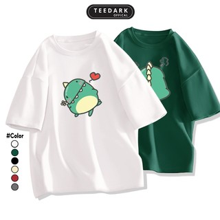 Áo thun unisex tay lỡ PIKA LONG by TEEDARK chất cotton mềm mịn, Áo phông nam nữ form rộng - Mã TDPT674