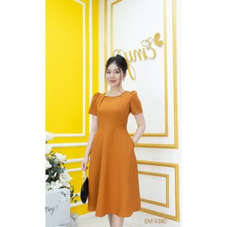 Đầm EMY EM9380 Xoè Cam Đất