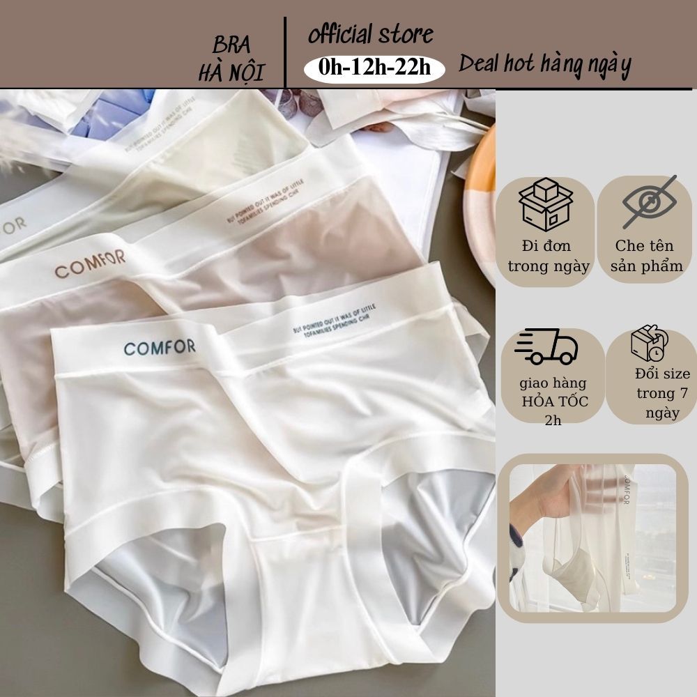 Set 5 Quần Lót Nữ Su Lụa Comfor Tàng Hình Lụa Băng Siêu Nhẹ 2395