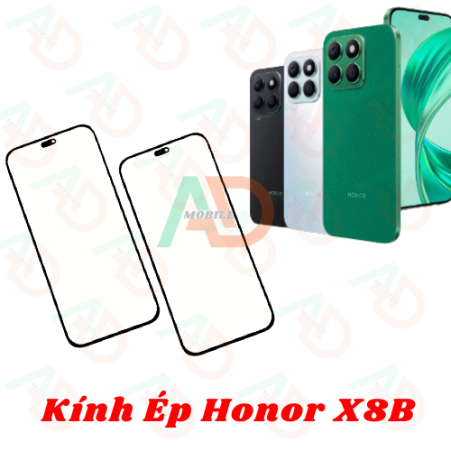 AD mặt kính Honor X8b , kính dùng ép cho honor x8b
