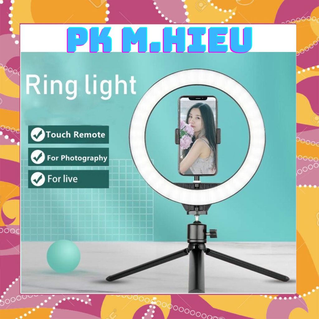 Đèn Livestream Size 26cm, 33cm Để Bàn, Make Up Trang Điểm, Chụp Ảnh Sản Phẩm, Bán Hàng