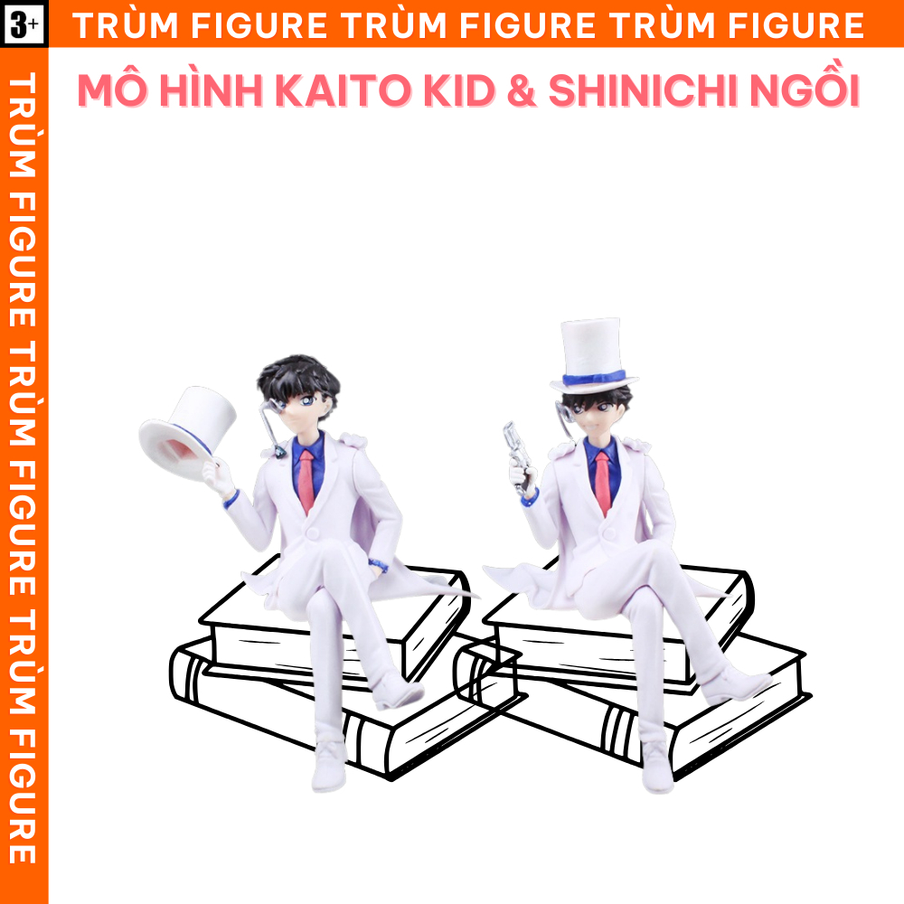 Mô Hình, Figure Kaito Kid &amp; Shinichi - Full Box Trùm Figure