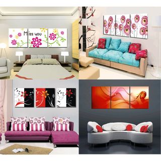 Tranh treo tường cầu thang, nhà bếp, phòng khách bộ ghép treo trường độc đáo bằng gỗ MDF, tranh bộ 3 tấm mẫu mới