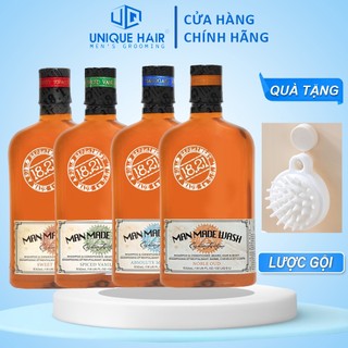 [3in1] Dầu gội xả tắm nam 18.21 Man Made Wash Sweet Tobacco , Spiced Vanilla , Absolute Mahogany , Noble Oud 532ml