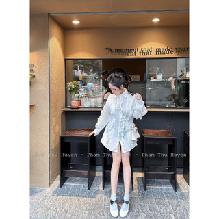 VÁY SƠ MI PHỐI BÈO