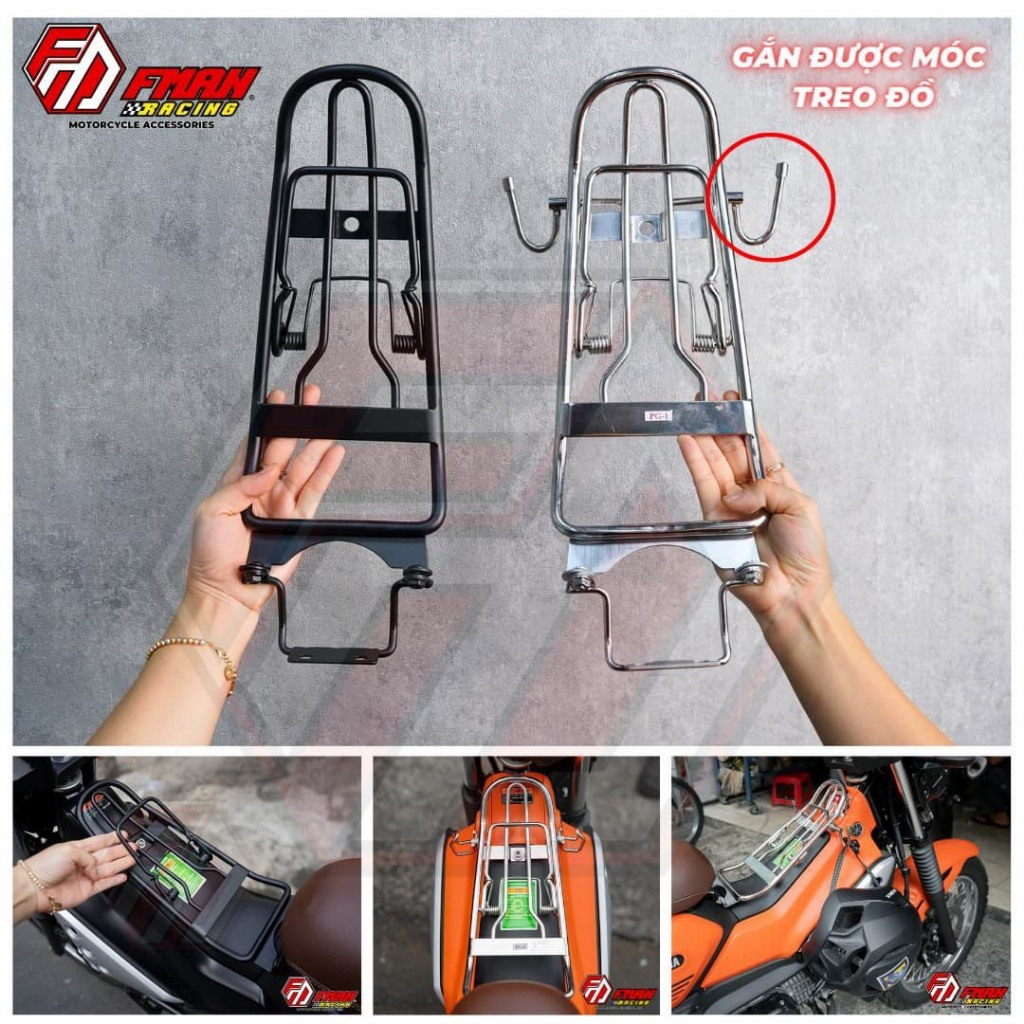 BAGA GIỮA PG1 INOX BẢN CAO CẤP