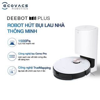 Robot Hút Hụi Lau Nhà Thông Minh Ecovacs Deebot OZMO T8 PLUS - Bản Quốc Tế - Hàng Chính Hãng