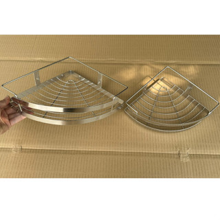 [Tổng Kho Gía Sỉ] Kệ góc đựng sữa tắm dầu gội trong nhà tắm inox 304 1 KỆ GÓC LƯỚI 1 TẦNG, hàng đặt xưởng tăm tốt