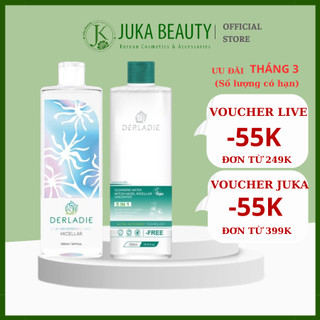 Nước tẩy trang chiết xuất cây phỉ Derladie Cleansing Water Witch Hazel/ Micellar Unscented
