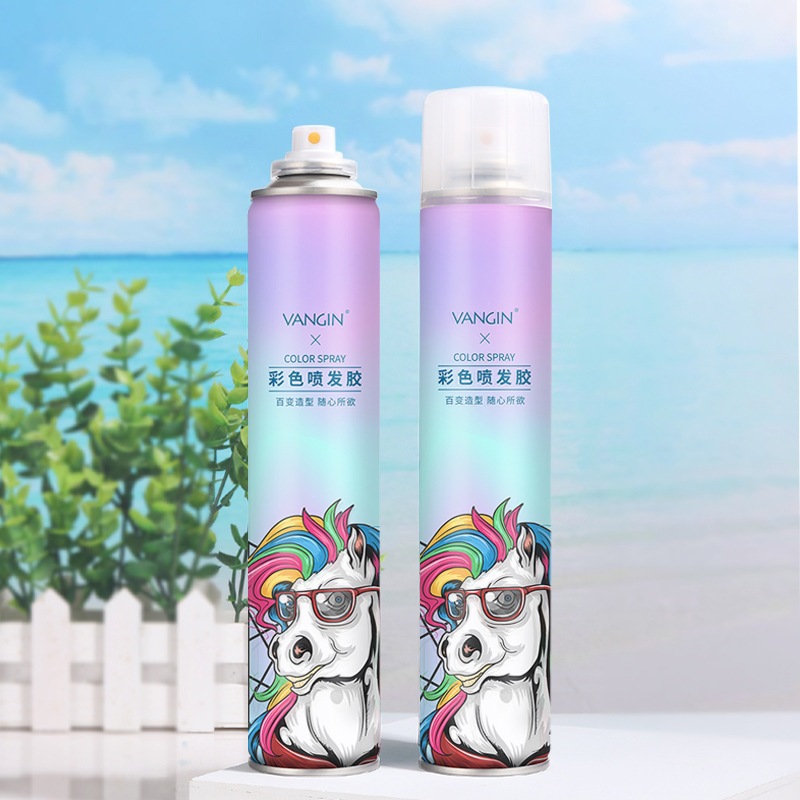 CHAI LỚN 320ml Gôm xịt nhuộm tóc tạm thời tạo kiểu, Highlight cho cả nam và nữ VANGIN. Mua 2sp tặng 