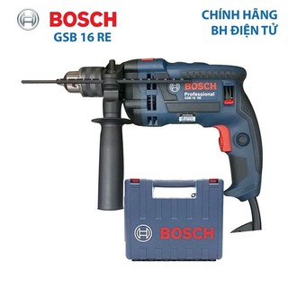 Máy khoan động lực Bosch GSB 16 RE (750w - Hộp nhựa)