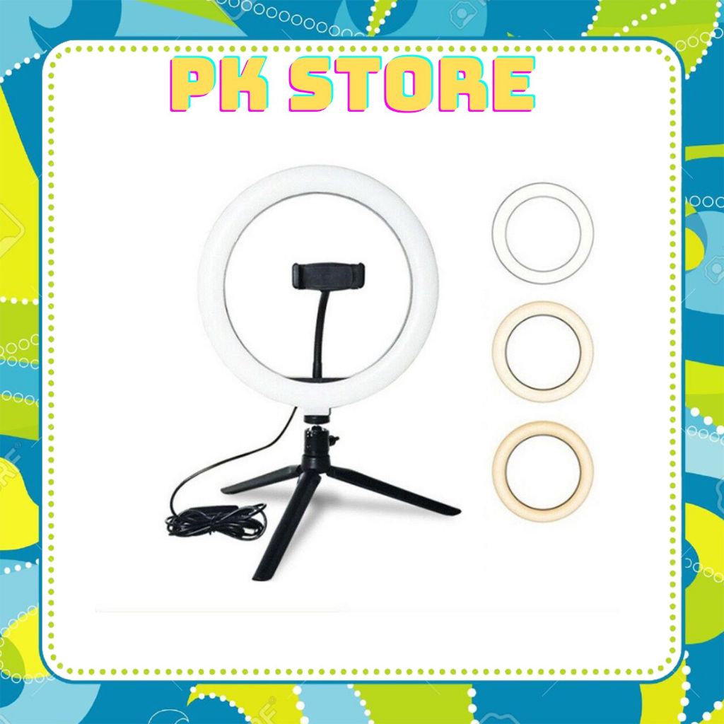 Đèn Livestream Size 26cm Để Bàn, Make Up Trang Điểm, Chụp Ảnh Sản Phẩm, Bán Hàng Online