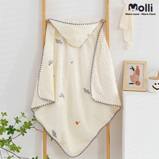 Chăn ủ xô hạt smulin Molli mềm mại cho bé