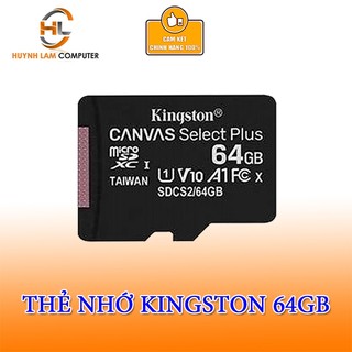 Thẻ nhớ Kingston 64GB microSD Class10 FPT Phân Phối