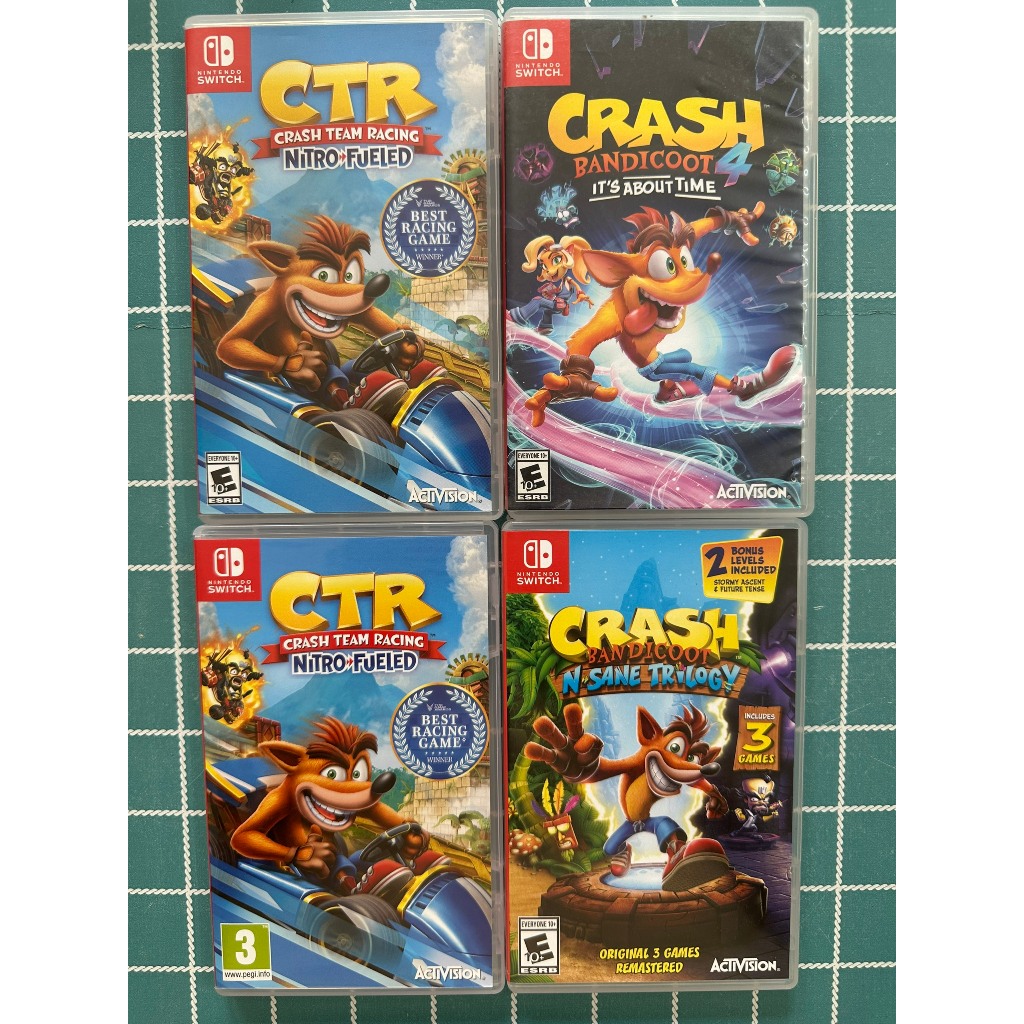 Đĩa Chơi Game Đua Xe Cáo CTR - Nintendo Switch
