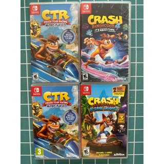 Đĩa chơi game đua xe cáo ctr - nintendo switch