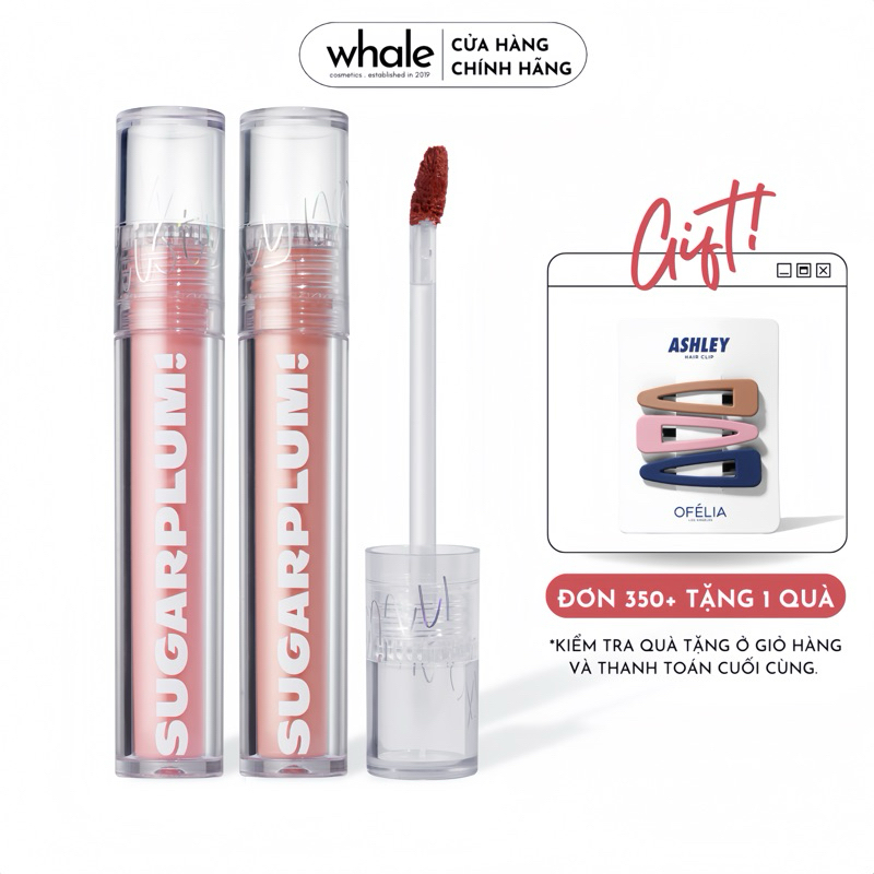 (SUGARPLUM BY OFÉLIA) Son Tint OFÉLIA SUGARPLUM MistyNow Blurring Tint Thuần Chay (3.8g)