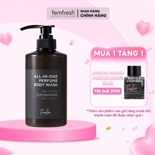 Sữa tắm nam hương nước hoa FOELLIE 4in1 500ml