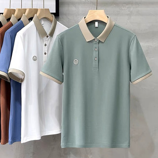 Áo thun nam polo cổ bẻ thêu chữ U sang trọng cao cấp nhiều màu mẫu mới vải cá sấu thoáng mát-AHFASHION