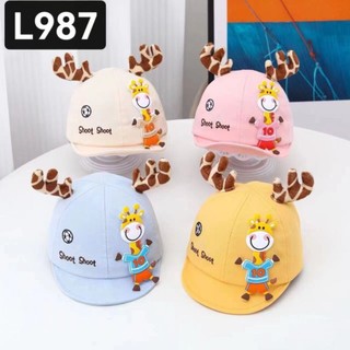 Mũ Lưỡi Trai  Cho Bé Từ 6M- 3Y Đội Chống Nắng Hình Hươu Có Quoai Chống Bay Mũ Khi Đội
