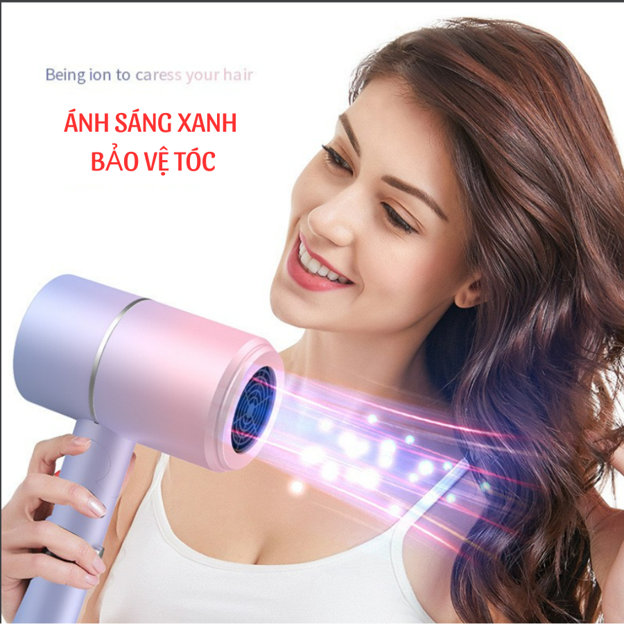 Máy Sấy Tóc Gấp Gọn Mini Tạo Kiểu Công Suất 2200W Chuẩn Salon Máy Sấy Tóc Mini COLLAGEN Sấy Khô Siêu Nhanh_GODWELL