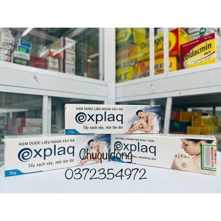Kem ngừa vảy da explaq - tuýp 35g - giúp dưỡng da và làm sạch tế bào da chết