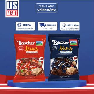Bánh Xốp Loacker Minis Ý 200g (Nhiều loại)