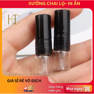 Chai đựng nước hoa thủy tinh mini dung tích 1ml dạng phun sương - HC GLASSES