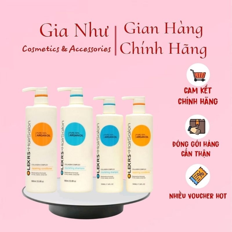 Cặp dầu gội xả Olexrs