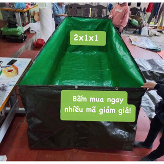 Bể bạt nuôi cá ốc ếch lươn tôm - Tặng van xả nước
