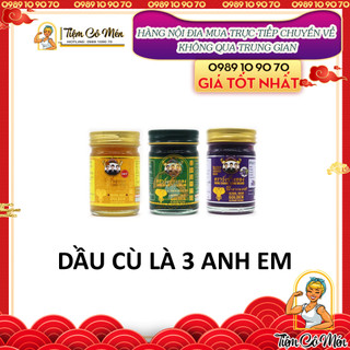 Dầu cù là ba anh em - herbal balm golden elephant palace - 50g