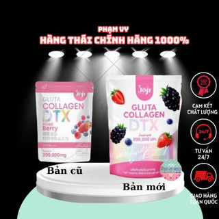 Detox trái cây giảm cân giữ dáng đẹp da Joji Gluta Collagen DTX mixed Berry Thái Lan 10 gói