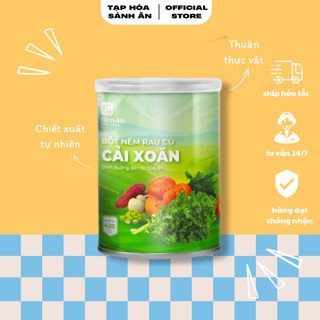 Bột nêm rau củ cải xoăn tâm an plant- based