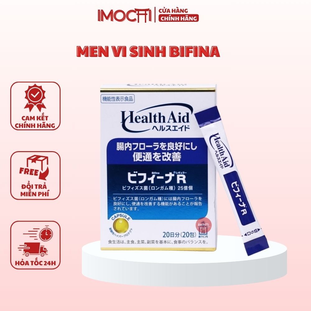 Men vi sinh Bifina Nhật Bản cải thiện tình trạng táo bón, tiêu chảy, đầy hơi