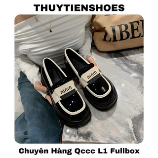 Giày miumiu dáng loafer đế độn 5p qccc fullbox . Thuytienshoes